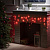 Гирлянда эл. бахрома 1,8 м (12,5*21*30*49), красный, 48 LED, IP20, прозрачный провод 3556835