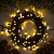 Гирлянда эл. д/улицы нить 10 м, белый теплый, 100 LED, черный провод 5167146 без адаптера