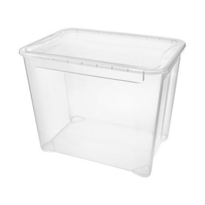 Контейнер для продуктов прямоуг. 70 л. 55,5*39*43,5 см. п/п Кристалл Рс