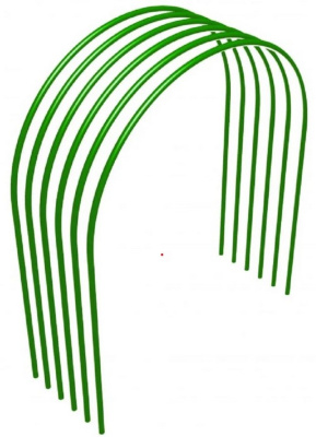 Дуги металл в ПВХ, 6 шт, 10*0,4мм - 2,5м