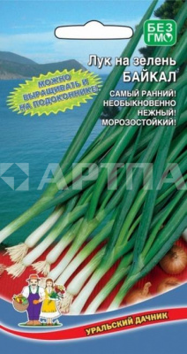 Семена Лук на зелень "Байкал" раннеспелый, 0,25 г, Уральский дачник