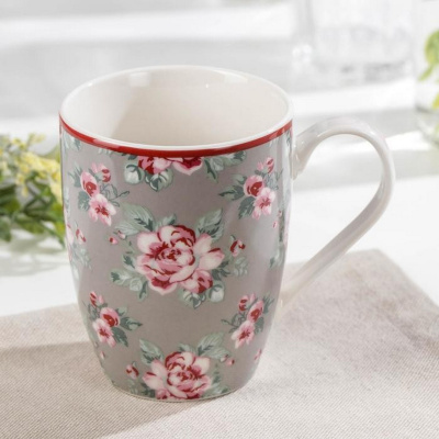 Кружка 350мл "Софи" цвет серый 6342472