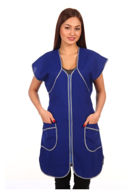 Халат жен. № 16Габардин Васильковый, 48 Халат жен. № 16Габардин Васильковый, 48