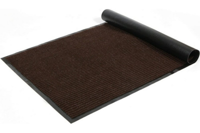 Коврик влаговпитывающий 100*200см "Ребристый" коричневый SunStep