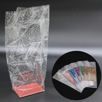 Пакет фасовочный прозрачный, с рисунком, 22х14х63 см, "Мошка" на жестком дне 775-0552