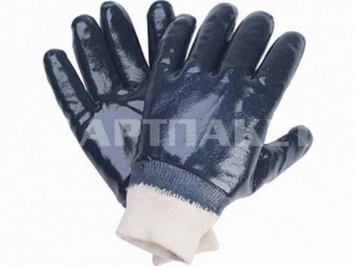 Перчатки  Х/б нитриловое покрытие манжета-крага Libry р-р XL