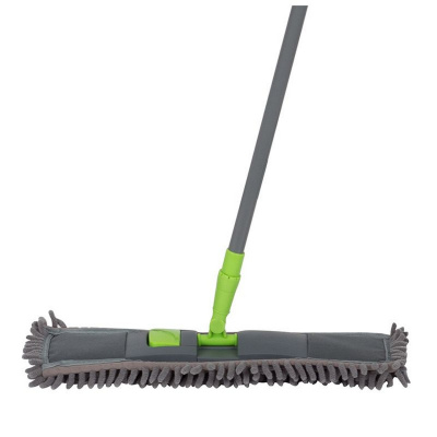 Швабра д/пола с насадкой из микрофибры Mop M4 серая