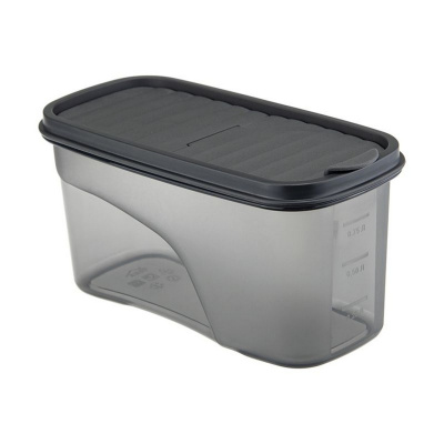 Емкость д/сыпучих продуктов Бест 1л Графитовый