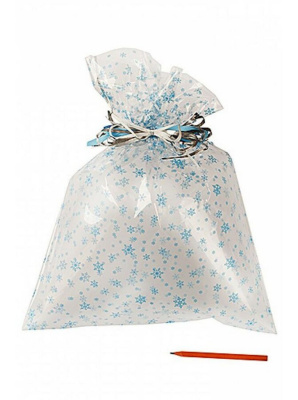 Пакет фасовочный прозрачный, с рисунком, 50х35 см, микс