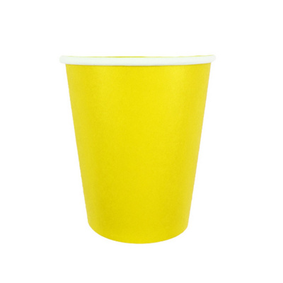 Стакан бум. 250 мл. праздничный /6 шт/ Yellow