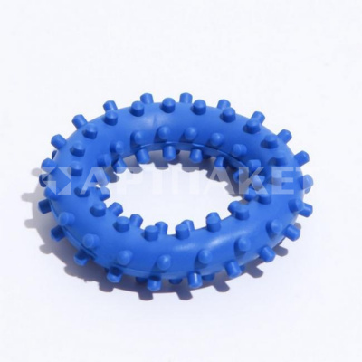 Игрушка "Кольцо с шипами №2", 6,8 см, синяя 7531536