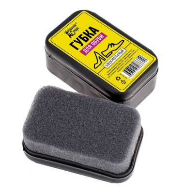 Губка д/обуви "Домашний Сундук" бесцветная