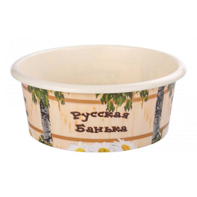 Таз "Русская банька" 15л 