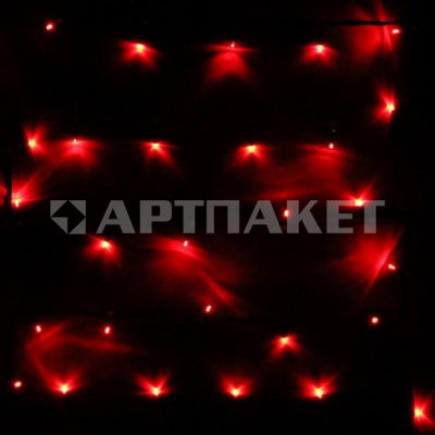 Гирлянда эл. нить 13 м, красный, 152 LED 120-06