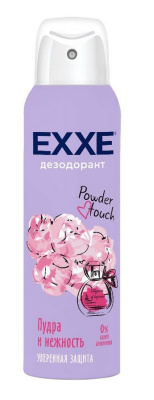 Дезодорант Exxe спрей жен. 150мл пудра и нежность Power touch