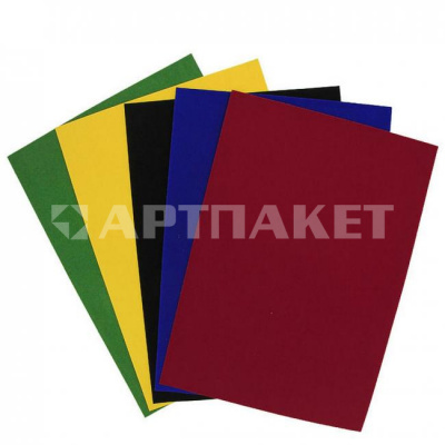 Бумага цветная бархатная А5 5л. арт.FD010012