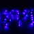 Гирлянда эл. бахрома 3 м (50*30), 120 LED, IP20, синий, прозрачный провод 183-251