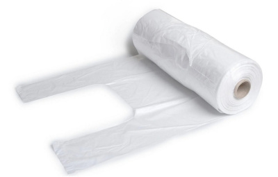 Пакет-майка фасовочный ПНД, 22+11х41 см, 300 шт, в рулоне