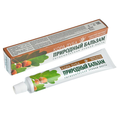 Зуб. паста Природный Бальзам 90гр Кора дуба