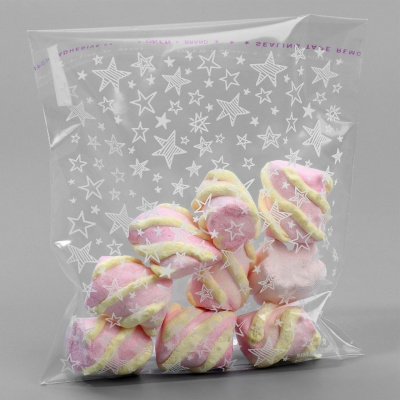 Пакет 12,5*14 прозр/скотч Звёзды 9504102