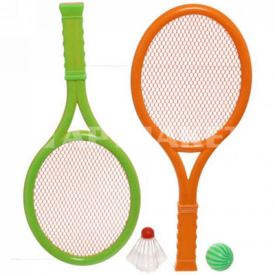 Теннис пляжный в наборе BT-822B: 2 ракетки 47*20 см, шарик, волан
