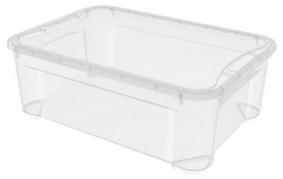 Контейнер для продуктов прямоуг. 31 л 55,5*39*19см п/п Кристалл 