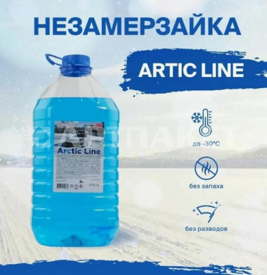 Жидкость стеклоомывающая низкозамерзающая -30 5л Arctic Line