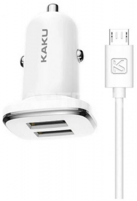 АЗУ 2 выхода KAKU KSC-318 MicroUSB USB 2.4A
