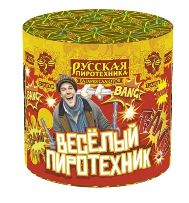 Салют 0,8"х9, "Веселый пиротехник" РС6250