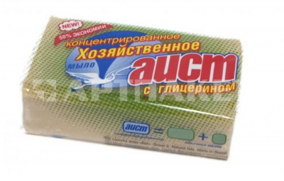 Мыло хозяйственное Аист с глицерином 150 гр.