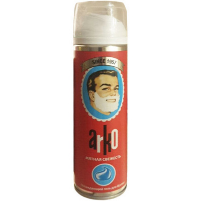 Гель д/бритья Арко Cool мятная свежесть 200мл.