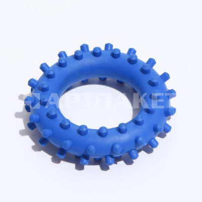 Игрушка "Кольцо с шипами №1", 6,1 см, синяя 7531532