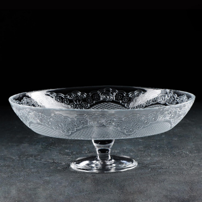 Блюдо на ножке 30см Лейси