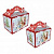 Коробка д/под. Чемоданчик средний "Снегурочка и Дед Мороз" 1,3кг ГК-181