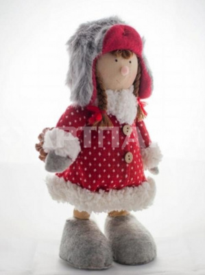 Декоративная кукла "Зимняя кукла" 29см 503412