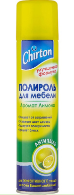 Полироль д/мебели Чиртон Антипыль-лимон 300 мл.