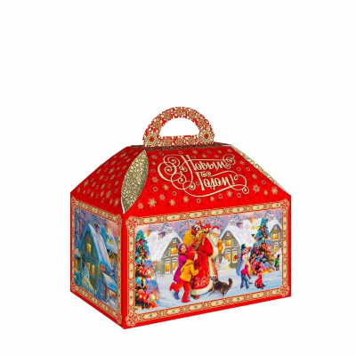 Коробка д/подарков 1 кг Ларец малый "Атмосфера" ХР-516