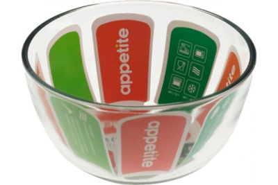 Миска 1,3л стекло ТМ Appetite