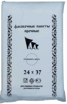 Пакет фасовочный ПНД, 24х37 см, 10 мкм, 950 шт.