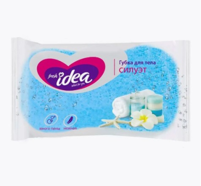 Губка д/тела Силуэт Fresh idea