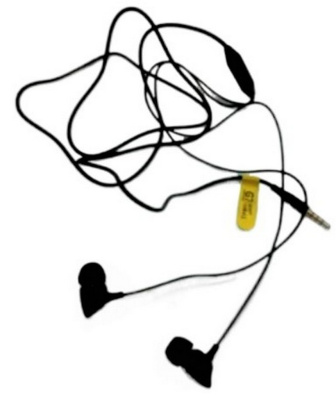 Наушники вакуумные c микрофоном (пакет)