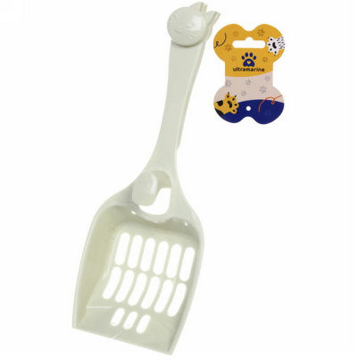 Совок для кошачьего туалета "Колор-Мурка" 26*10см цвет нежно-зеленый