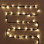 Гирлянда эл. д/улицы нить 7 м, 80 LED "Водопад", белый теплый
