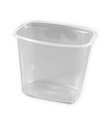 Контейнер 1000гр прямоуг/прозр К-139 гладкий
