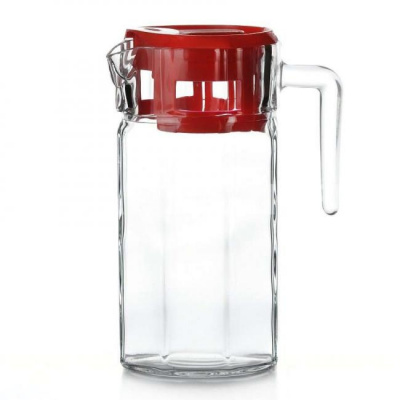 Кувшин 1,235л стекло с крышкой Kosem 