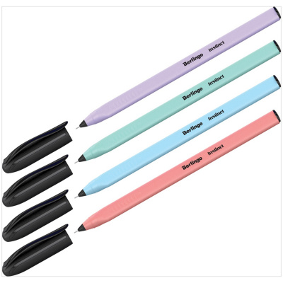 Ручка шариковая Berlingo "Instinct" синяя, 0,7мм