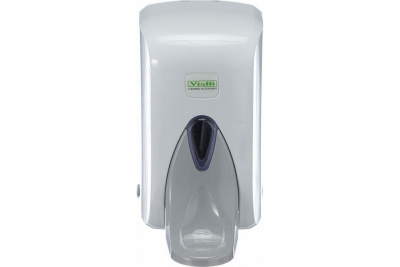 Дозатор для жидкого мыла Vialli 1 л белый кнопка увелич
