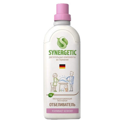 Отбеливатель Synergetic 1л. безхлорный