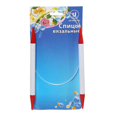 Спицы д/вязания круговые 80см 462-006