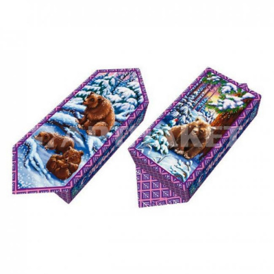 Коробка д/под  Конфета большая "Мишки" 1кг ХР-150